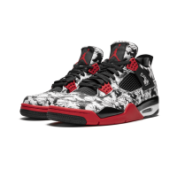 Nike Air Jordan 4 Retro SNGL Dy Tatto черно-белые 