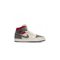 Nike Air Jordan 1 Mid Sneakersnstuff бело-серые 