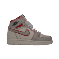Nike Air Jordan 1 High серые с красным