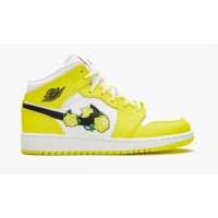 Nike Jordan 1 Mid GS Dynamic желтые 