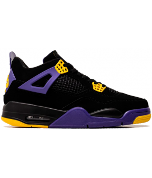 Nike Air Jordan 4 Lakers Alternate Black