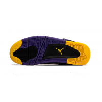 Nike Air Jordan 4 Lakers Alternate Black