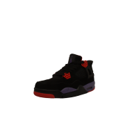 Nike Air Jordan 4 черные с красным