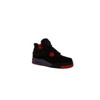 Nike Air Jordan 4 черные с красным