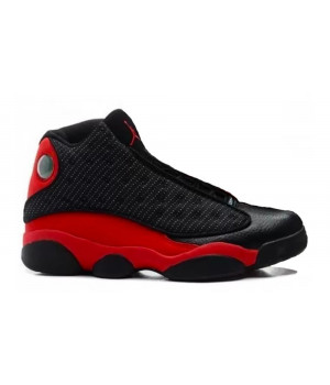 Nike Air Jordan 13 Black Red (Черные с красным)