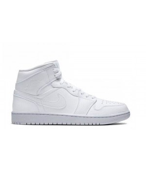 Nike Air Jordan 1 White зимние