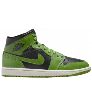 Nike Air Jordan 1 Mid Black Green