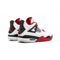 Nike Air Jordan 4 Retro красно-белые