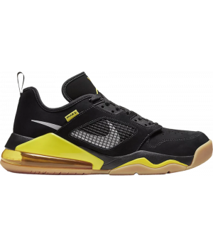 Кроссовки Nike Jordan Mars 270 Low thunder черные с желтым