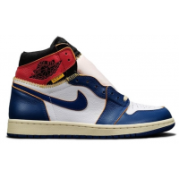 Кроссовки Jordan Air 1 High Retro Nrg Un сине-бело-красные