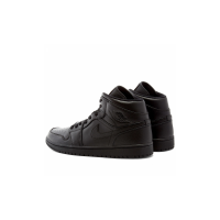 Nike Air Jordan 1 Retro All Black с мехом