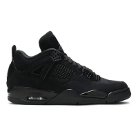 Кроссовки Nike Air Jordan 4 Retro Black Cat с мехом