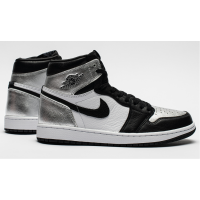 Nike Air Jordan 1 High Retro Og Toe Silver metallic 