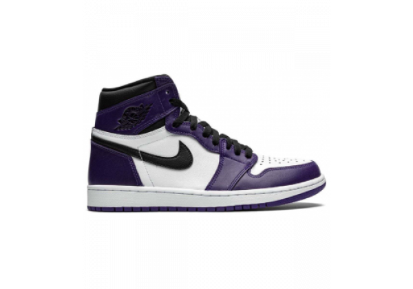 Зимние кроссовки Nike Air Jordan 1 Retro High OG Court Purple 2.0 с мехом