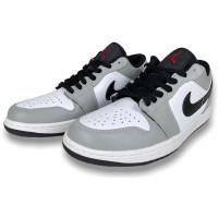 Кроссовки Nike Air Jordan 1 Low Light Smoke Grey серые