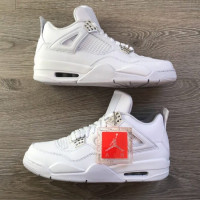Кроссовки Nike Air Jordan 4 White белые