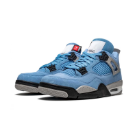 Nike Air Jordan 4 Retro University Blue с мехом